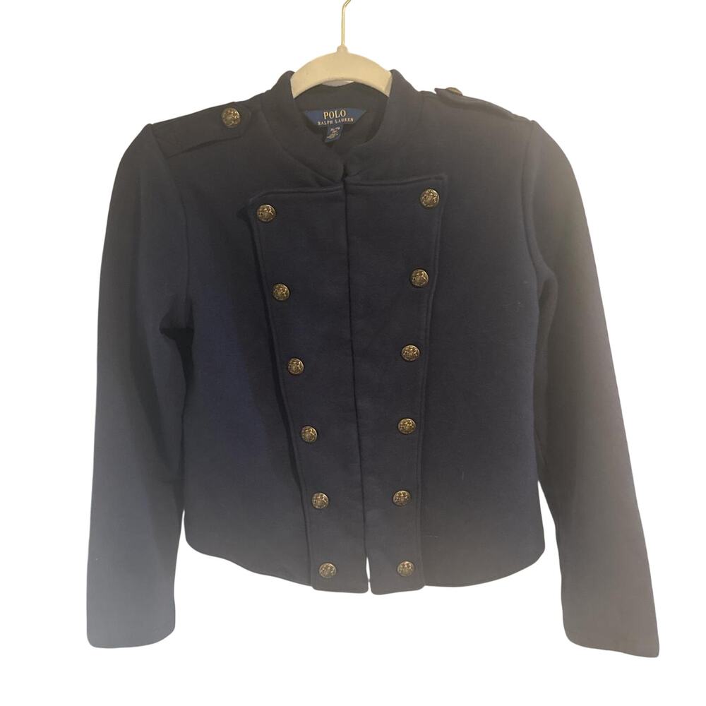 Polo by Ralph Lauren Navy Military-Style Kids Jacket